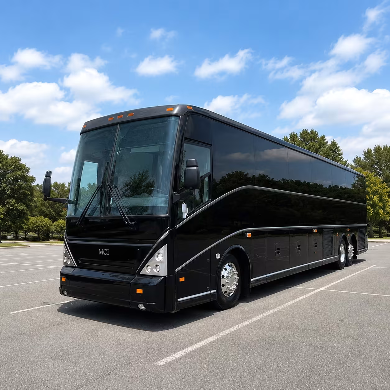 56 passenger charter bus