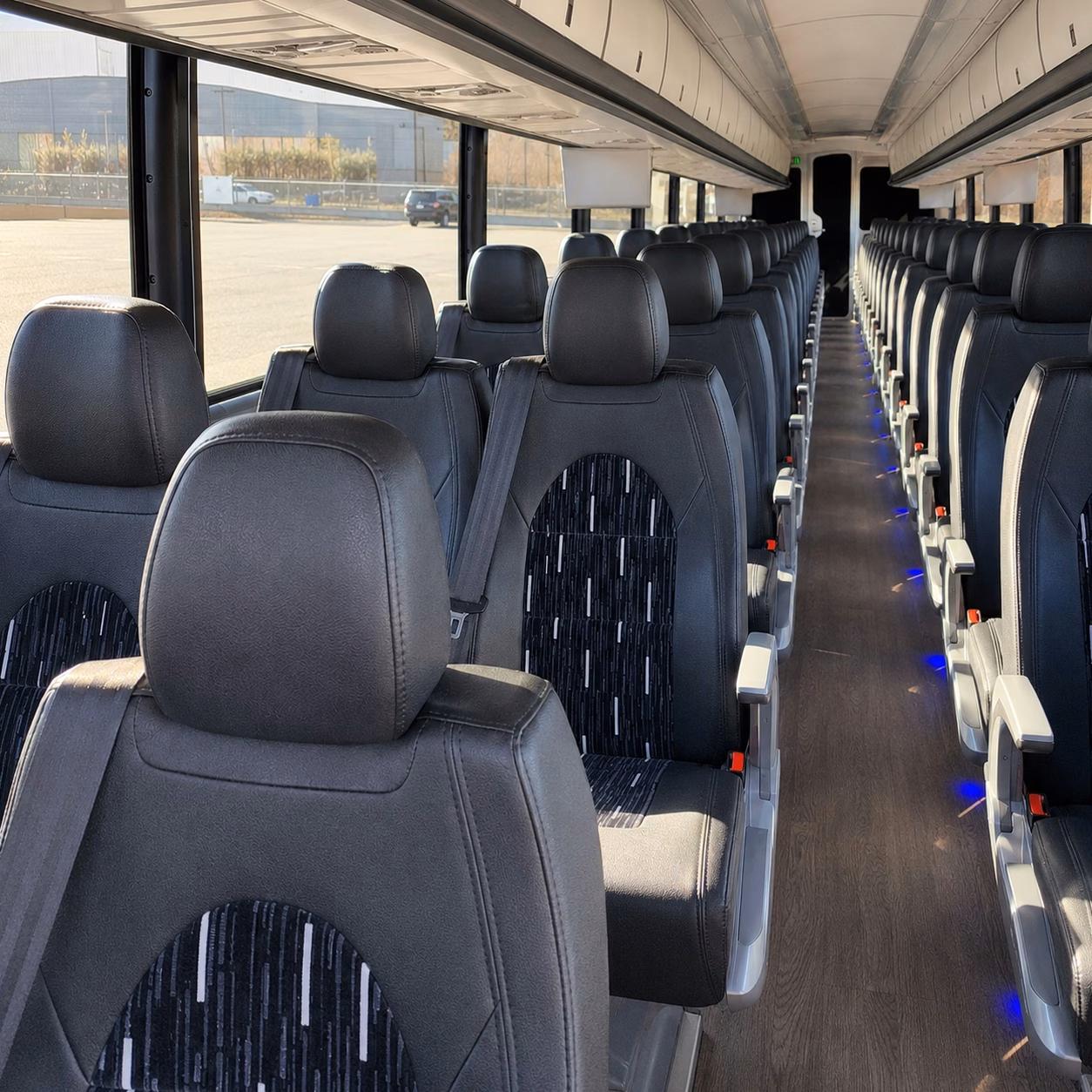 kirkland charter bus interior