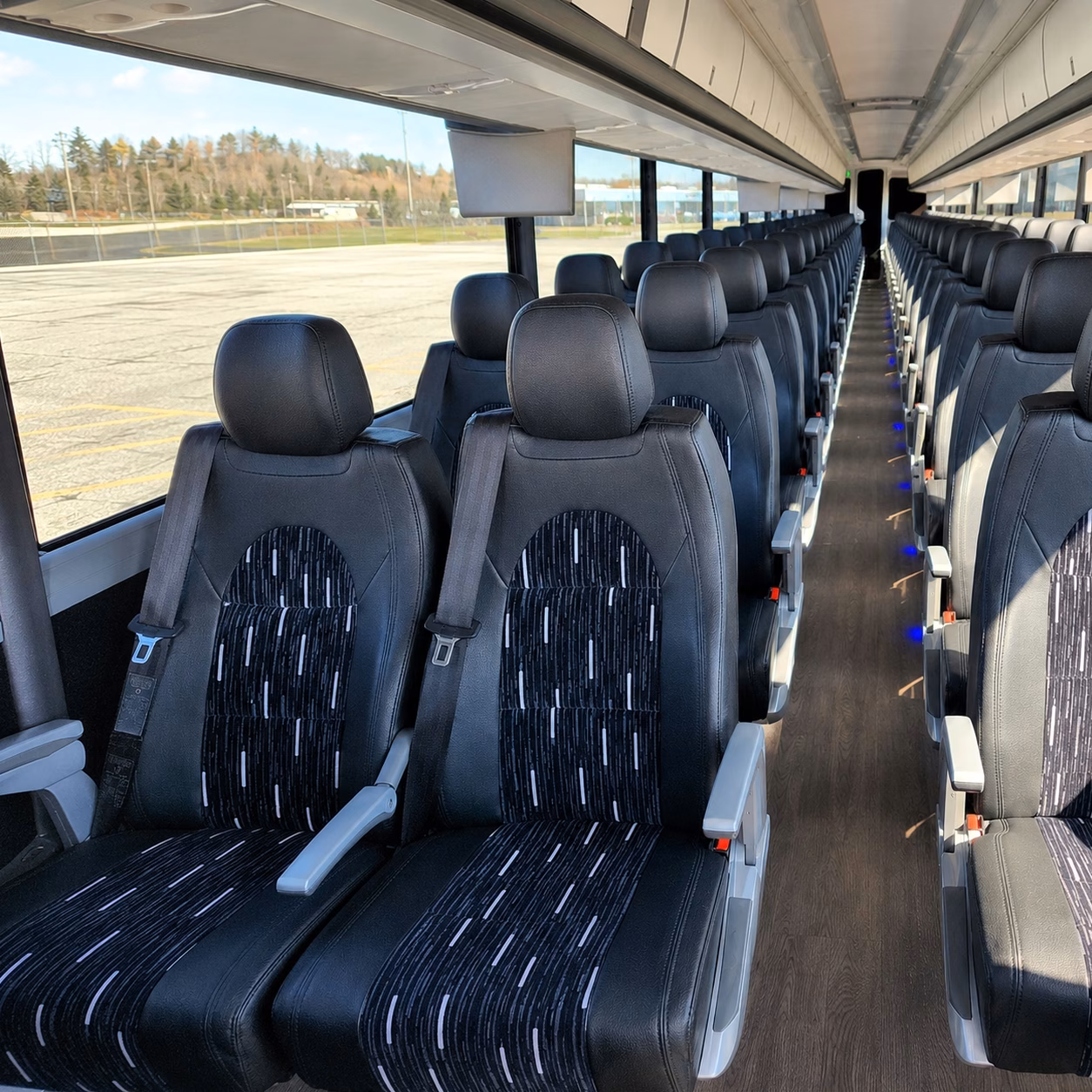 kirkland charter bus rentals to bellevue and redmond offices