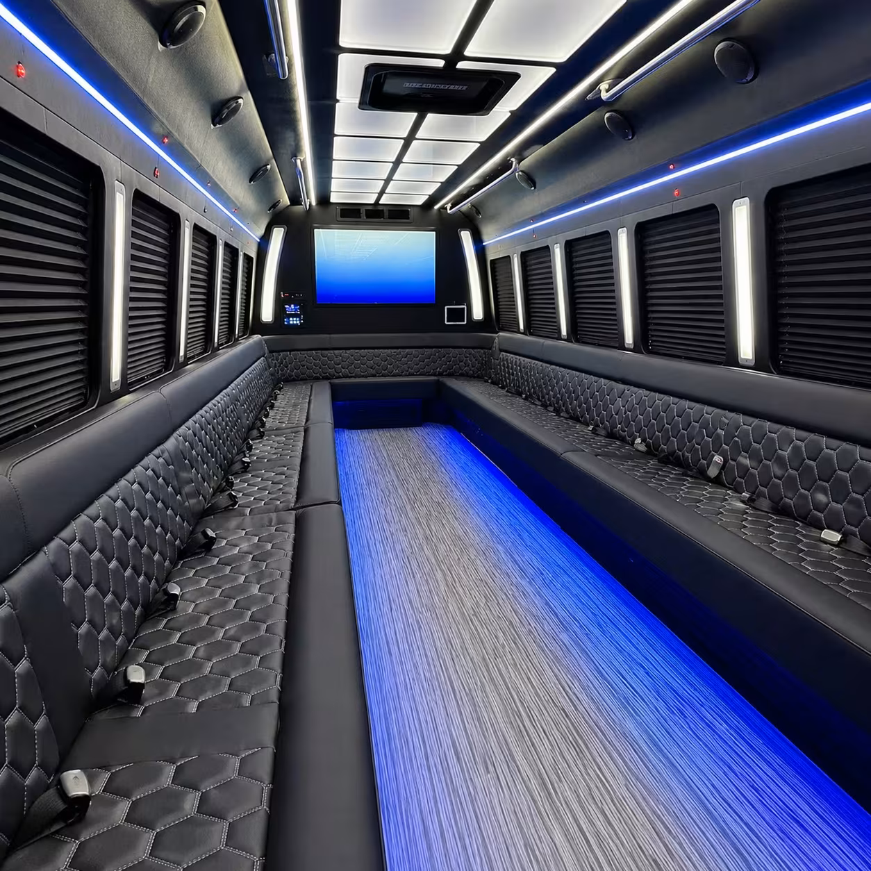 party bus interior