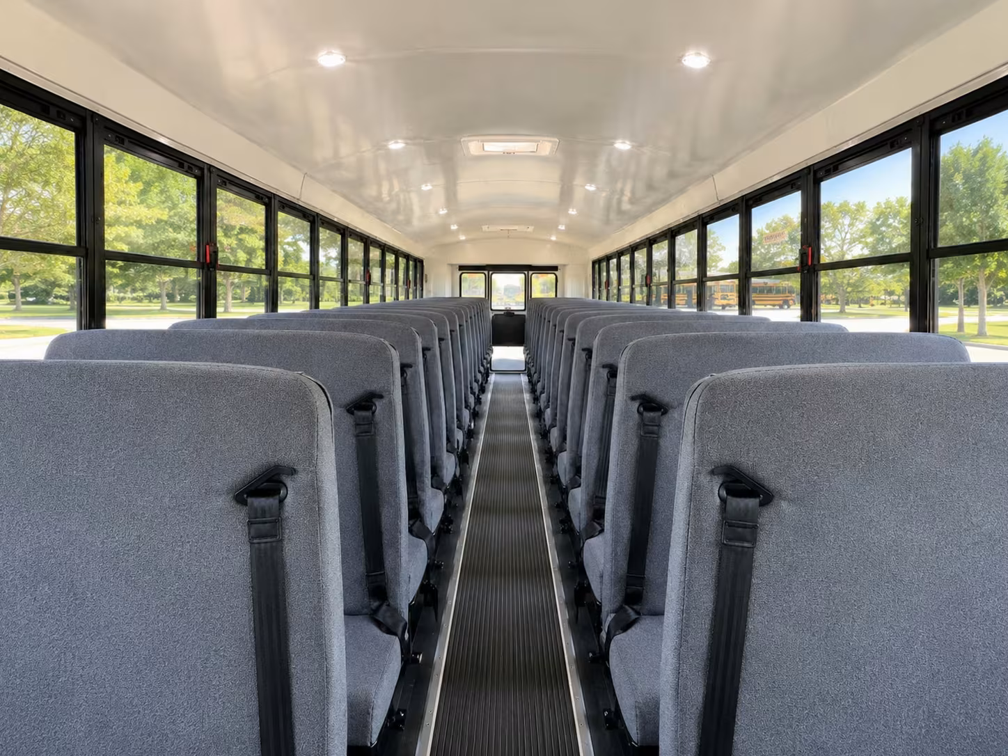 school bus interior