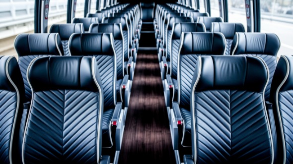 kirkland 50 passenger charter bus inside