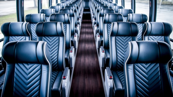kirkland 54 passenger charter bus inside