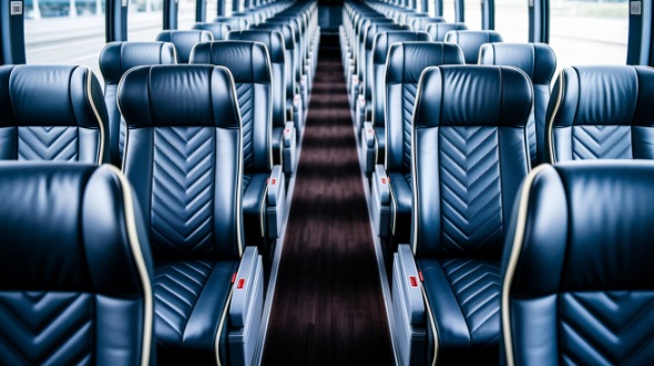 kirkland 55 passenger charter bus inside