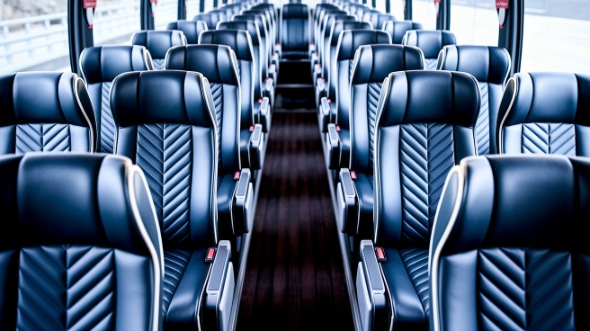 kirkland 56 passenger charter bus inside